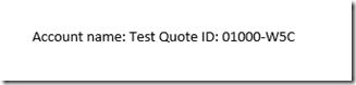 Sample result.
