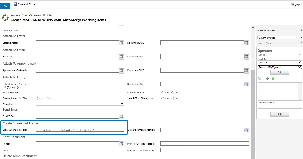 How to automatically create SharePoint folders and subfolders using DocumentsCorePack