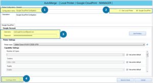 Add a configuration name and continue with the configuration.