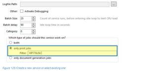 Check "only printjobs".