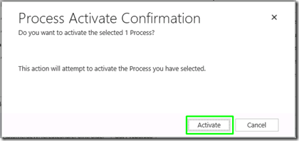 image Press the Activate button to confirm the process.