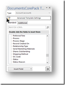 Open the DCP Template Designer.