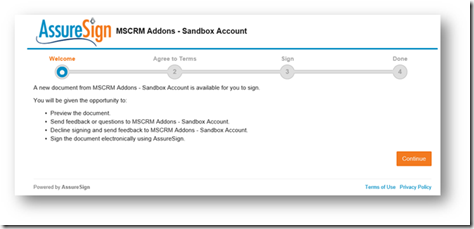Login to your AssureSign Account.