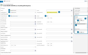 The Create Document Properties dialog.