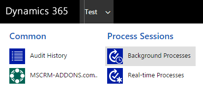 Opening the Background Processes