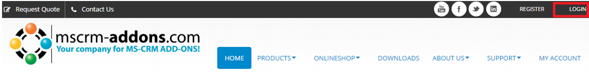mscrm-addons.com Login