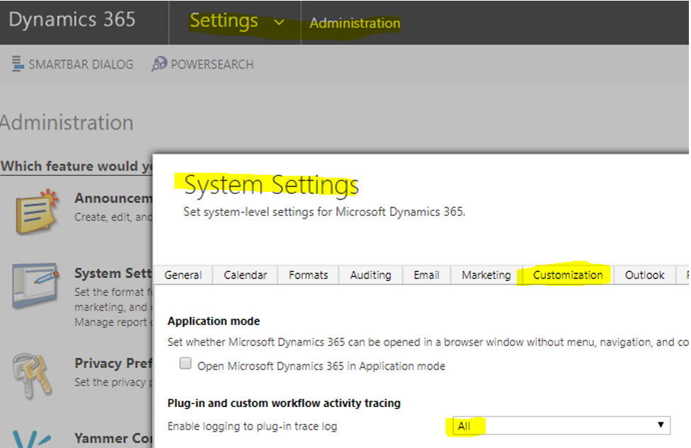 System Settings