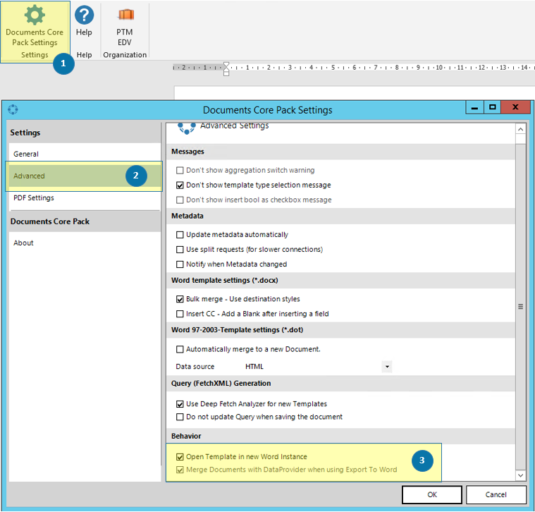 Advanced Settings - Display DCP Controls in the Fields section