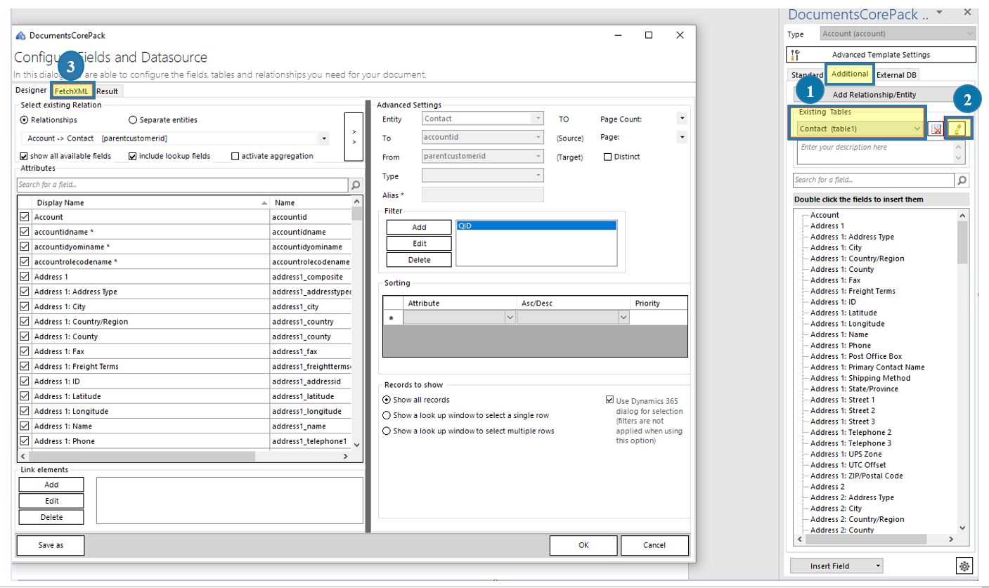  configure relationship 