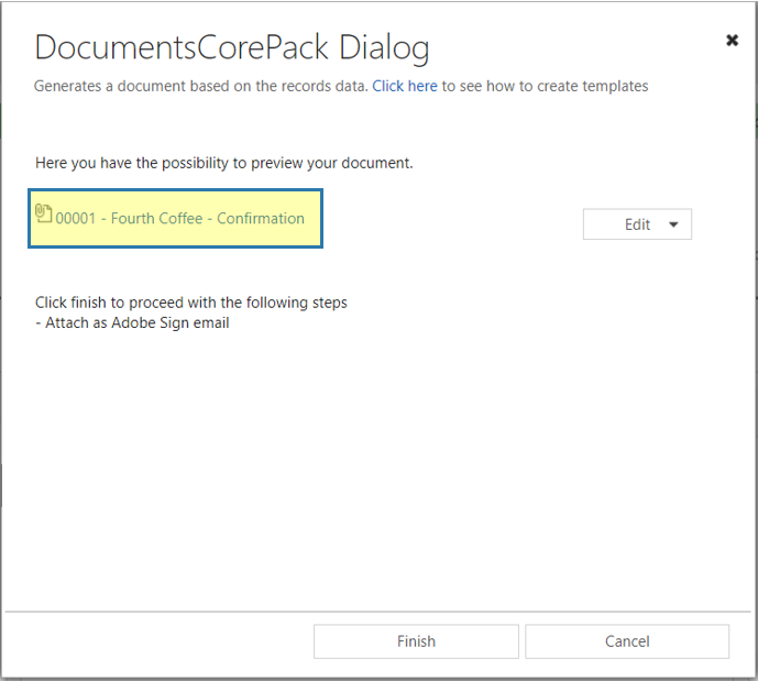 Check your document before you forward it to Adobe Sign.