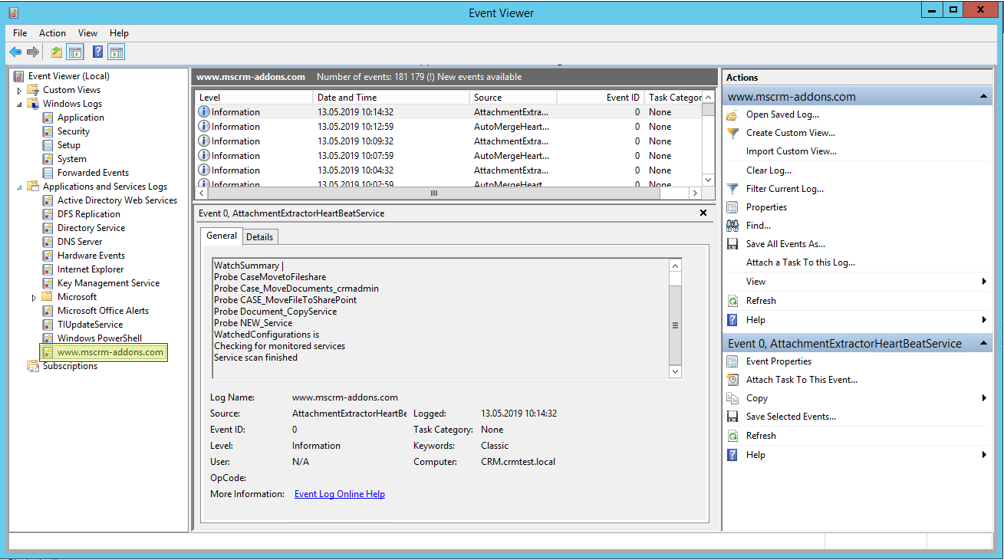 Export EventLog