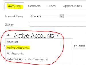 Active Accounts