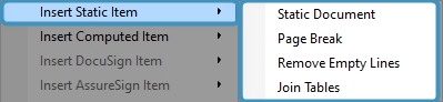 Static Item