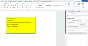 How to create DocumentsCorePack Templates