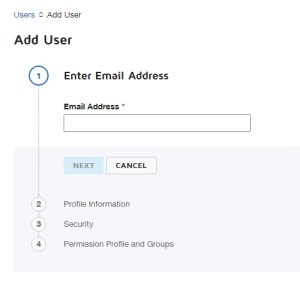 Add a new user