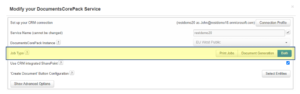 Set the Job Type in the DCP Service Configuration.