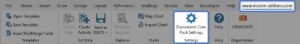 Word ribbon - DCP settings