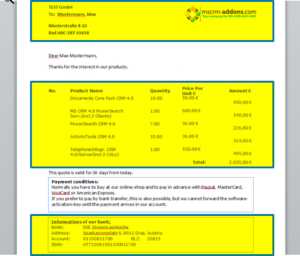 How to create DocumentsCorePack Templates
