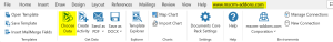 Test template by selecting Choose Data from the Word ribbon.