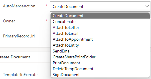 automerge actions