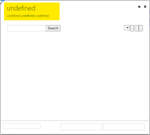 Undefined Error message