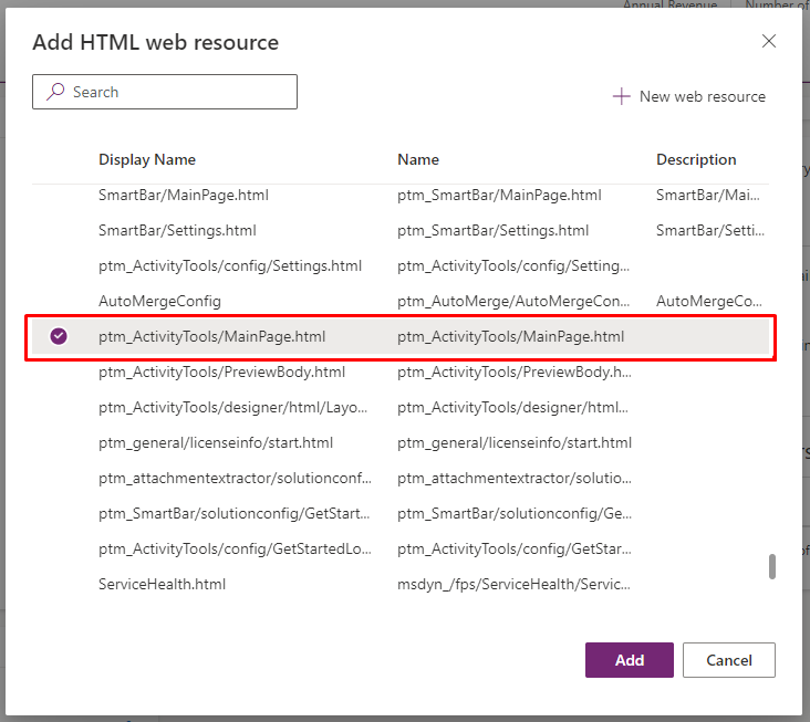 html web resources