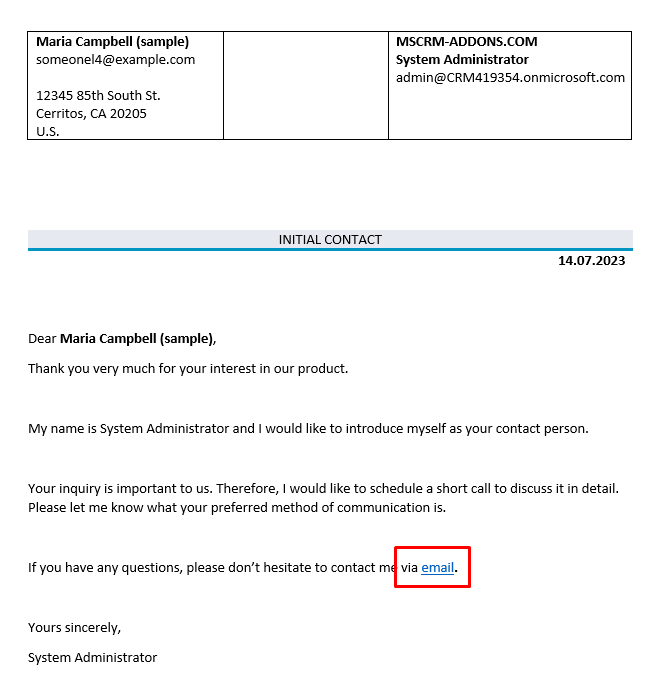result document no phone