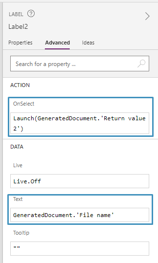adding code to label