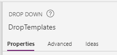 renaming the dropdown