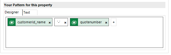 How to define dynamic document names in DocumentsCorePack templates