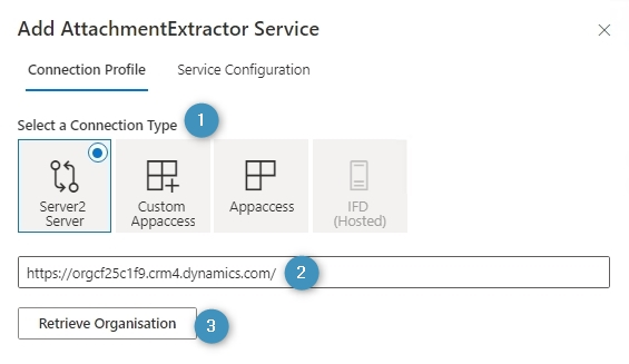 Configuring the Connection Profile tab