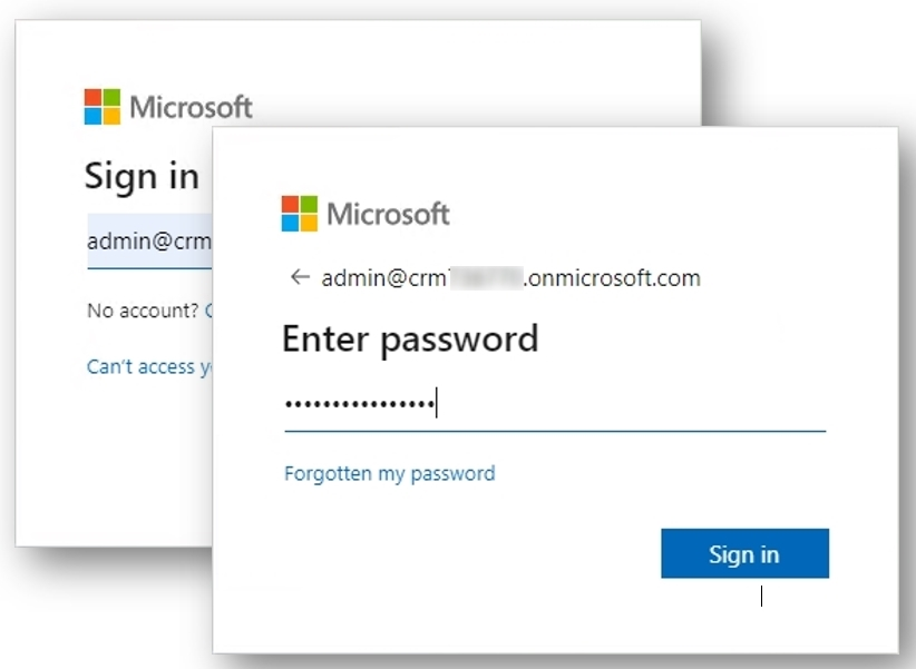 Login to your organization