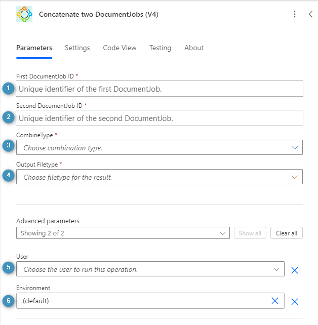 Concatenate two DocumentJobs (V4)
