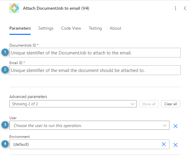 Attach DocumentJob to email (V4)