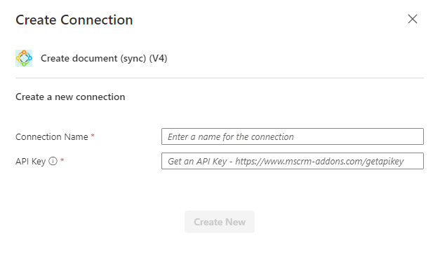 The API prompt