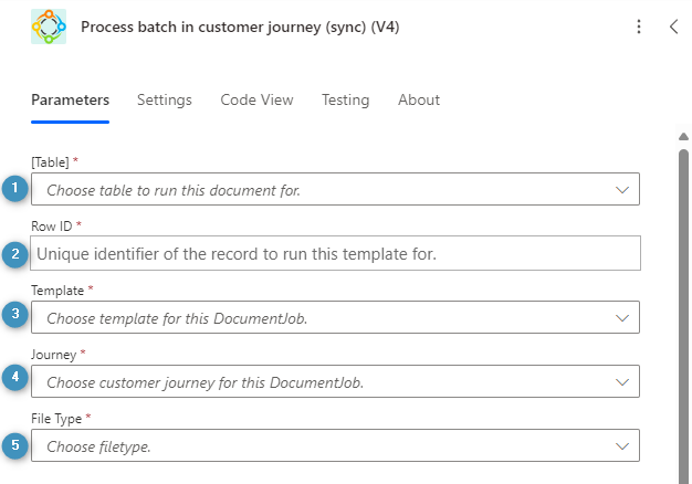 The actions of the DocumentsCorePack connector for Power Automate