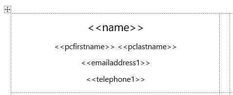 Adding fields to our label