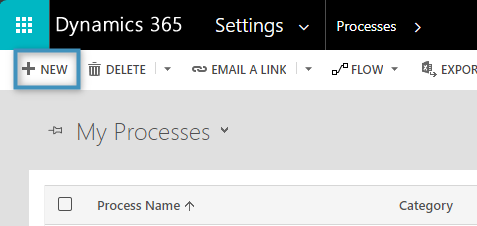 Creating a new process