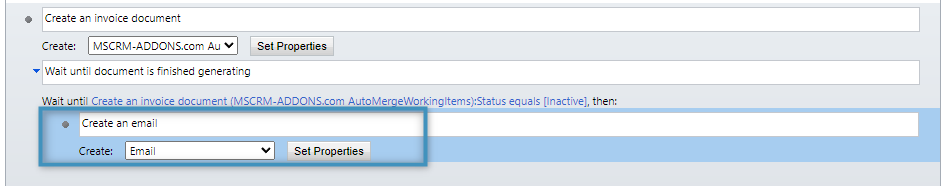 Creating an email