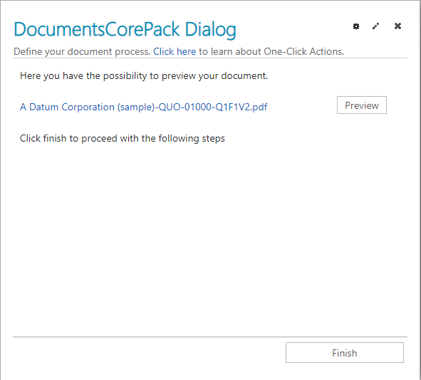 Preview the document with SharePoint enabled