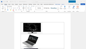 Sample document with all images from SharePoint for the specified record