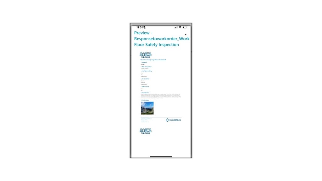 Preview the generated document