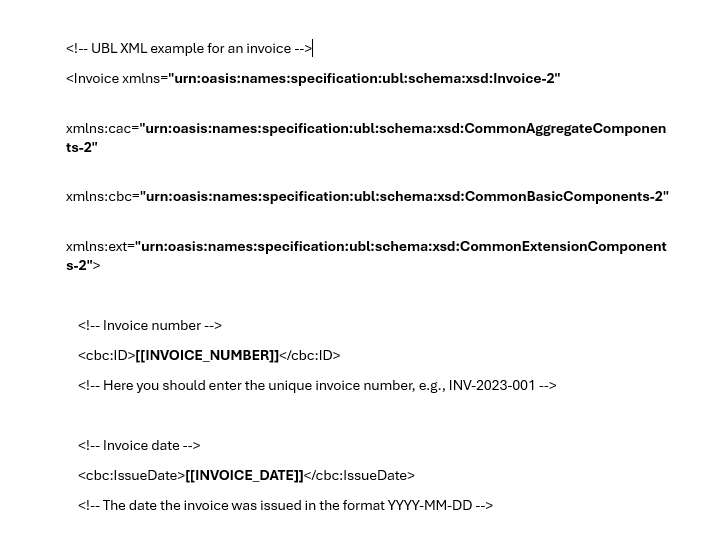 The XML in Word. It is unformatted and difficult to read.