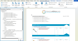 The opened Template Explorer