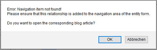 SmartBar for Dynamics 365 - Navigation item not found error in new UCI