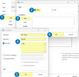 Apply additional filters for loading content from SharePoint