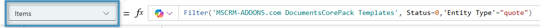 Adding a filter to our dropdown
