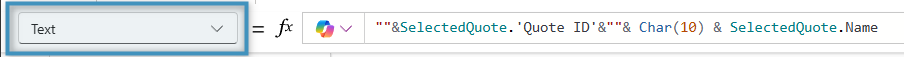 Adding code to display our quote information in the app