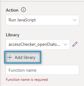 Adding a library