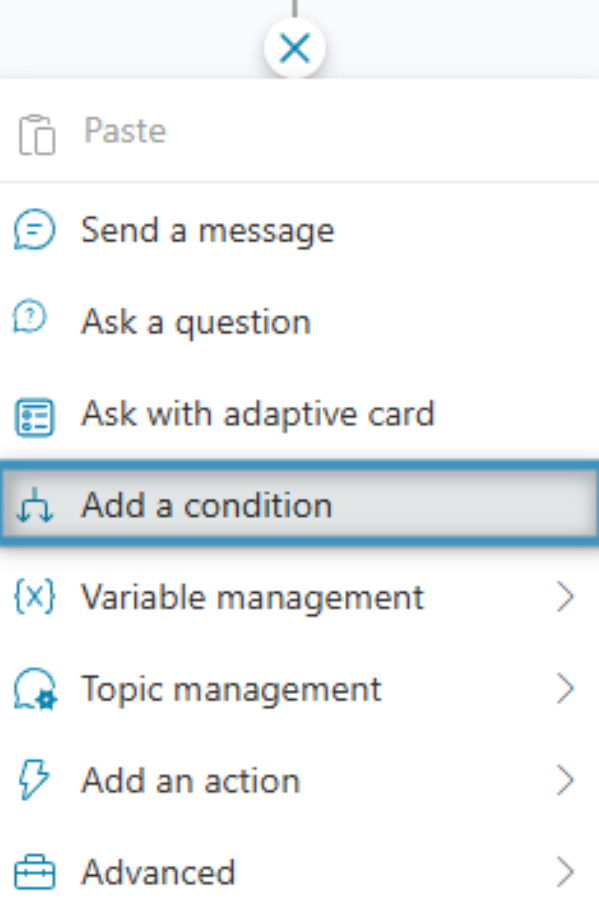 Adding a condition